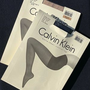 Calvin Klein 2 pair control top Hosiery